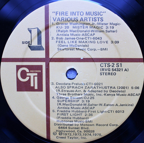 Various : Fire Into Music (LP, Comp)