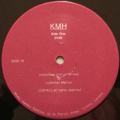 Lubomyr Melnyk : Lubomyr Melnyk Performs KMH (LP)