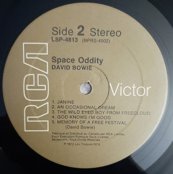 David Bowie : Space Oddity (LP, Album, RE)