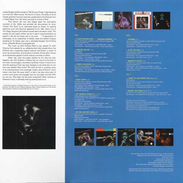 John Coltrane : Chasing Trane - The John Coltrane Documentary (Original Soundtrack) (2xLP, Album, Comp)