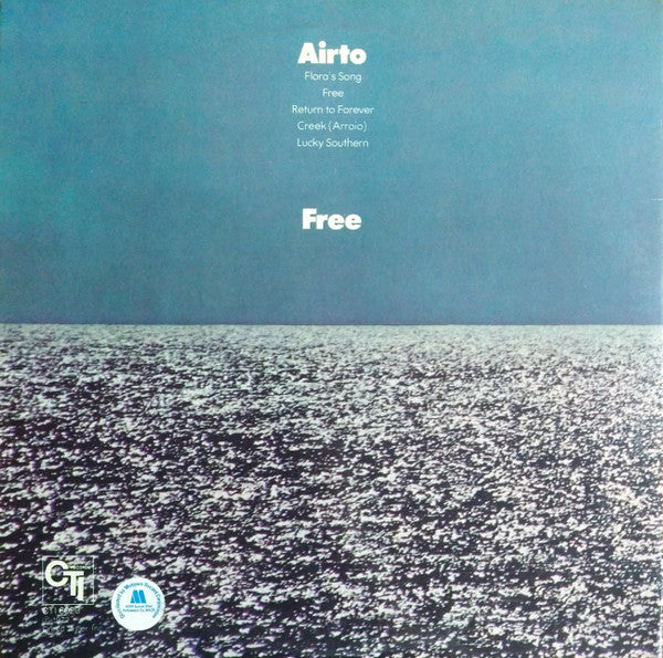 Airto Moreira : Free (LP, Album, Gat)