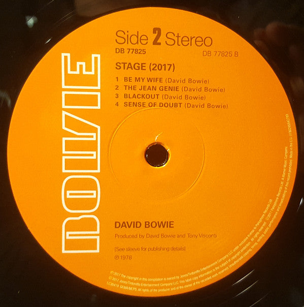 David Bowie : Stage (3xLP, Album, RE, RM)