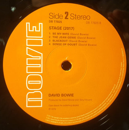 David Bowie : Stage (3xLP, Album, RE, RM)