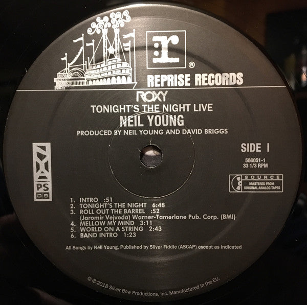 Neil Young : Roxy (Tonight's The Night Live) (LP + LP, S/Sided, Etch + Album, RSD)