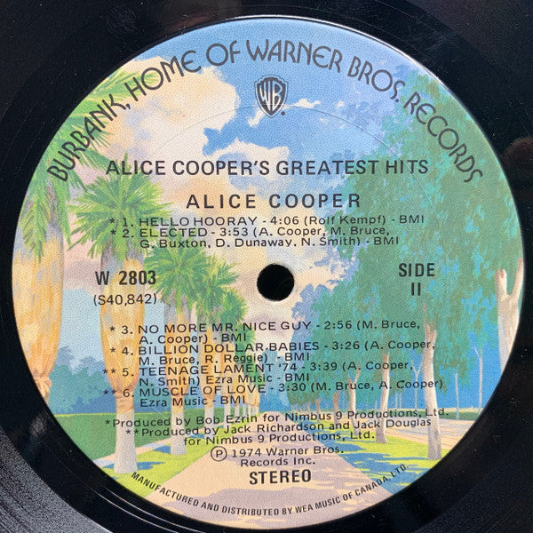 Alice Cooper : Alice Cooper's Greatest Hits (LP, Comp)
