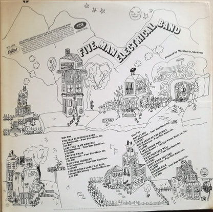 Five Man Electrical Band : Five Man Electrical Band (LP, Album, Scr)