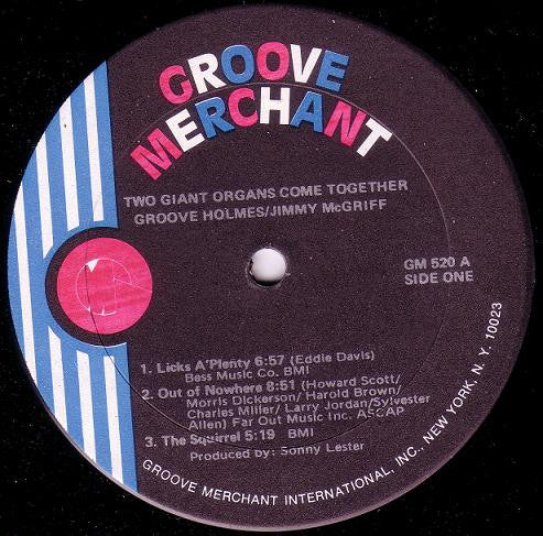 Jimmy McGriff - Groove Holmes* : Giants Of The Organ Come Together (LP, Album, Son)