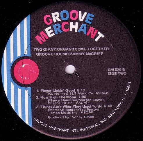 Jimmy McGriff - Groove Holmes* : Giants Of The Organ Come Together (LP, Album, Son)