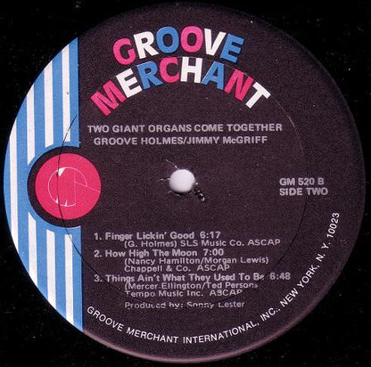 Jimmy McGriff - Groove Holmes* : Giants Of The Organ Come Together (LP, Album, Son)
