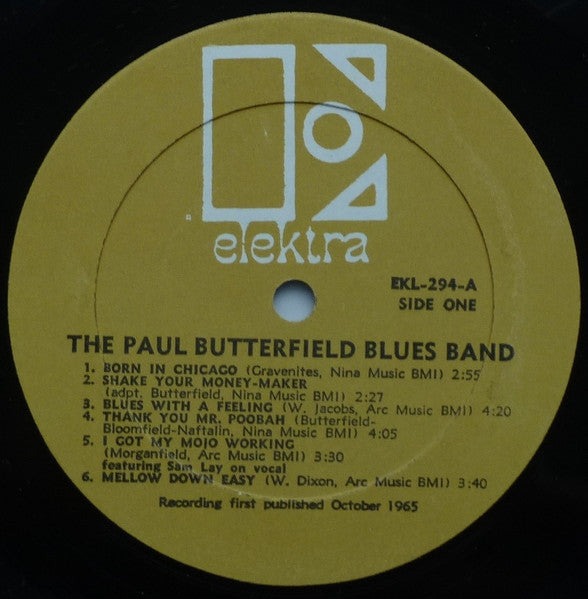 The Paul Butterfield Blues Band : The Paul Butterfield Blues Band (LP, Album, Mono, RP)