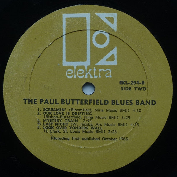 The Paul Butterfield Blues Band : The Paul Butterfield Blues Band (LP, Album, Mono, RP)
