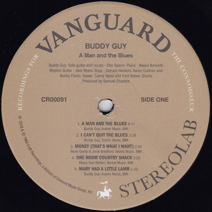 Buddy Guy : A Man And The Blues (LP, Album, RE, 50t)