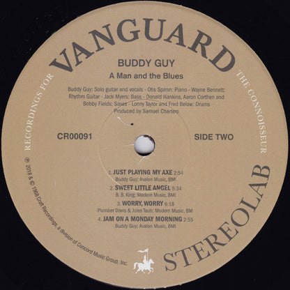 Buddy Guy : A Man And The Blues (LP, Album, RE, 50t)