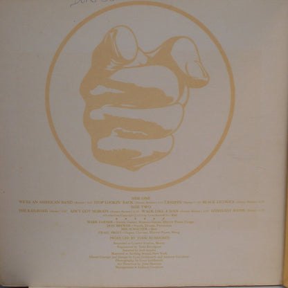 Grand Funk Railroad : We're An American Band (LP, Album, Los)