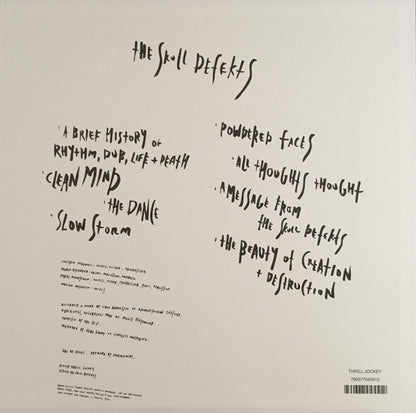 The Skull Defekts : The Skull Defekts (LP, Album, Whi)