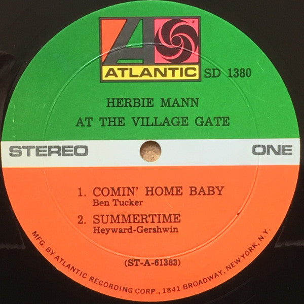 Herbie Mann : Herbie Mann At The Village Gate (LP, Album, RE, Mon)