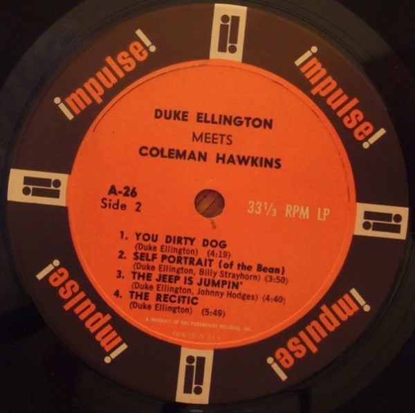 Duke Ellington Meets Coleman Hawkins : Duke Ellington Meets Coleman Hawkins (LP, Album, Mono, Gat)