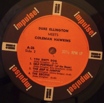 Duke Ellington Meets Coleman Hawkins : Duke Ellington Meets Coleman Hawkins (LP, Album, Mono, Gat)