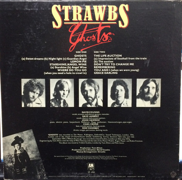 Strawbs : Ghosts (LP, Album, Qua)