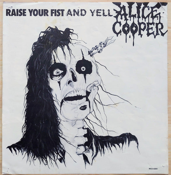 Alice Cooper (2) : Raise Your Fist And Yell (LP, Album, Promo)