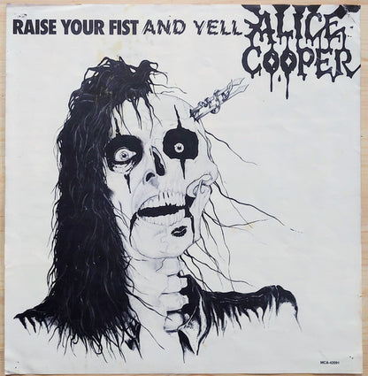 Alice Cooper (2) : Raise Your Fist And Yell (LP, Album, Promo)