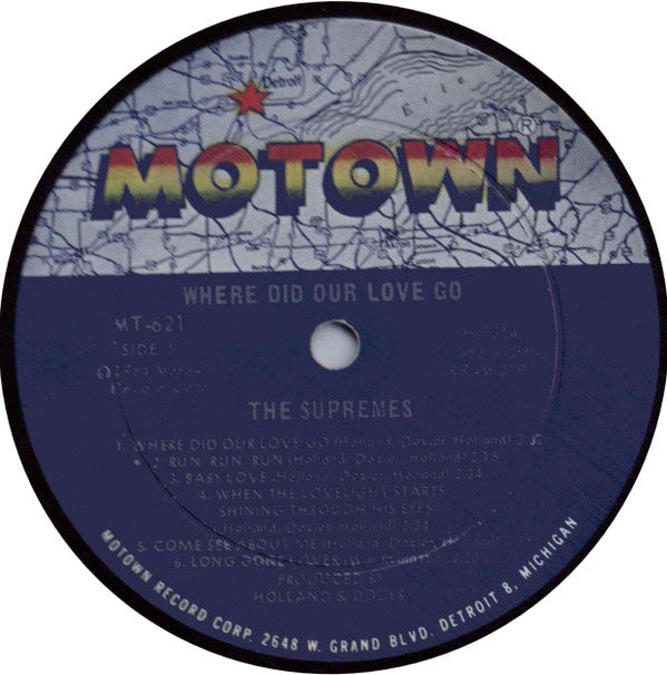 The Supremes : Where Did Our Love Go (LP, Album, Mono)