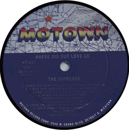 The Supremes : Where Did Our Love Go (LP, Album, Mono)