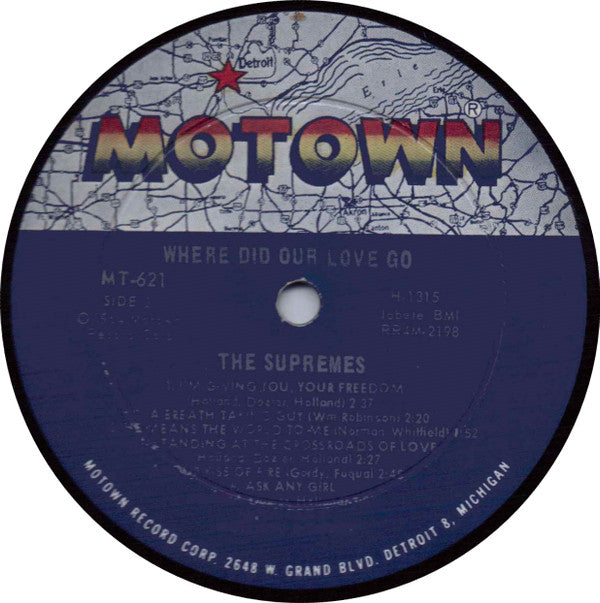 The Supremes : Where Did Our Love Go (LP, Album, Mono)