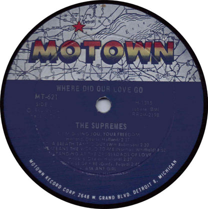 The Supremes : Where Did Our Love Go (LP, Album, Mono)