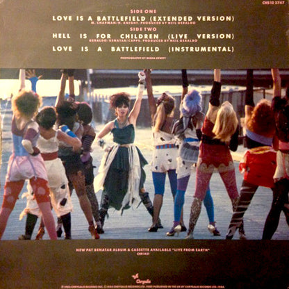 Pat Benatar : Love Is A Battlefield (Extended Version) (12", Single)