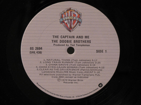 The Doobie Brothers : The Captain And Me (LP, Album, RE)