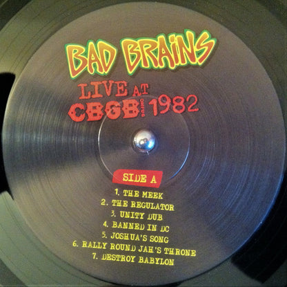 Bad Brains : Live At CBGB 1982 (LP, Album, Ltd)