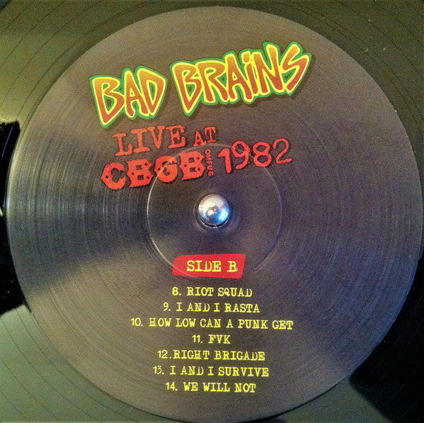 Bad Brains : Live At CBGB 1982 (LP, Album, Ltd)