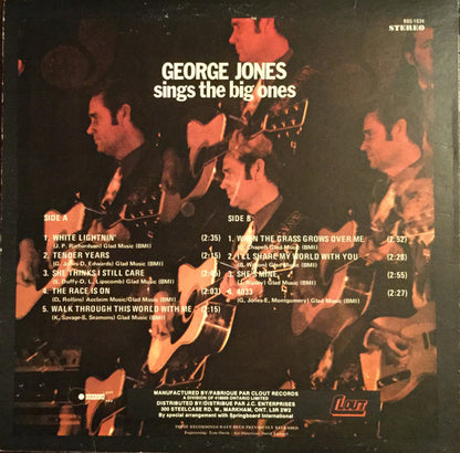 George Jones (2) : George Jones Sings The Big Ones (LP, Comp)
