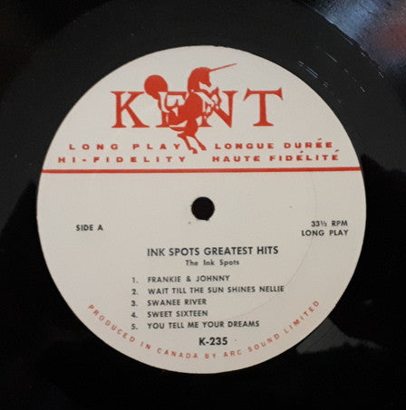 The Ink Spots (2) : The Ink Spots' Greatest Hits Volume 2 (LP, Album, Comp)