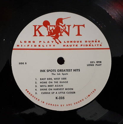The Ink Spots (2) : The Ink Spots' Greatest Hits Volume 2 (LP, Album, Comp)