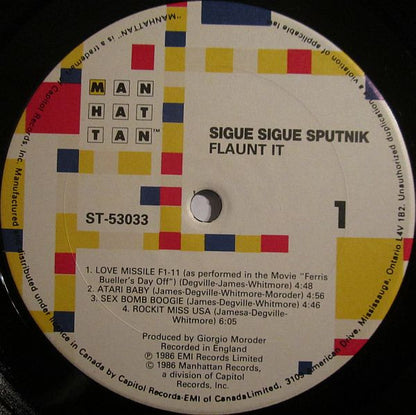 Sigue Sigue Sputnik : Flaunt It (LP, Album)