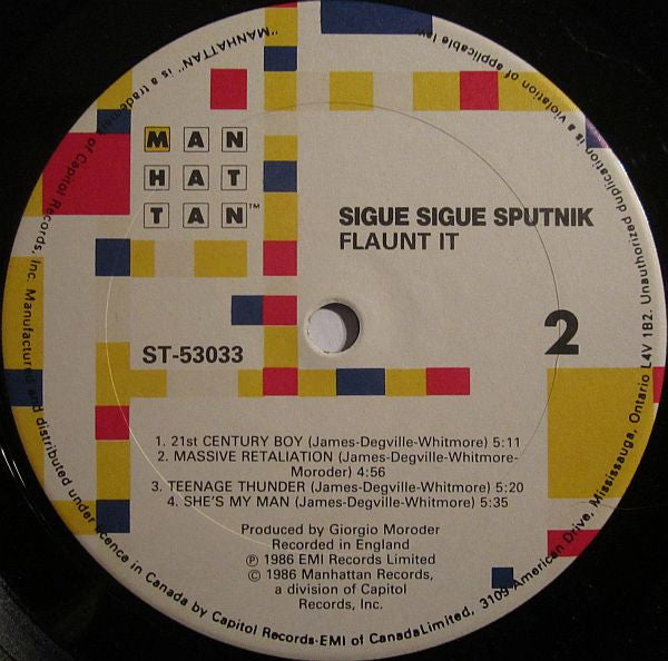 Sigue Sigue Sputnik : Flaunt It (LP, Album)