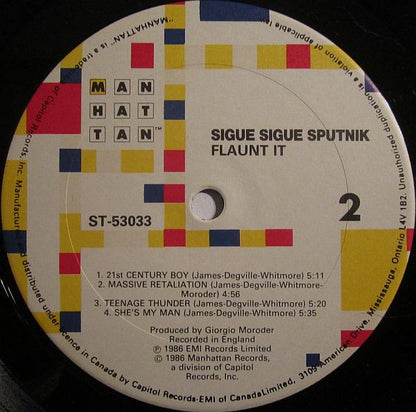 Sigue Sigue Sputnik : Flaunt It (LP, Album)