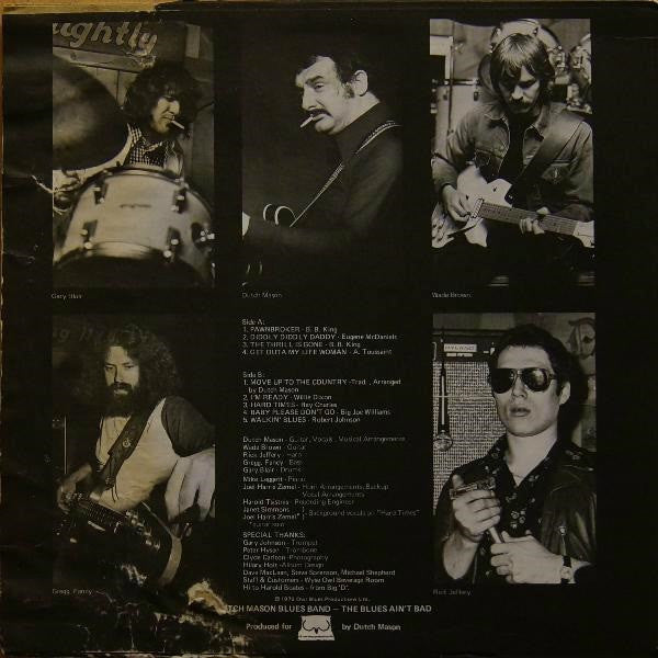 Dutch Mason Blues Band : The Blues Ain't Bad (LP, Album)