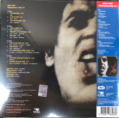 Iggy Pop : Hippodrome Paris 77 (2xLP, RSD, RE, Gre)