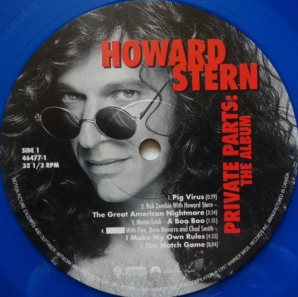 Various : Howard Stern Private Parts: The Album (2xLP, Album, RSD, Comp, Ltd, RE, Blu)