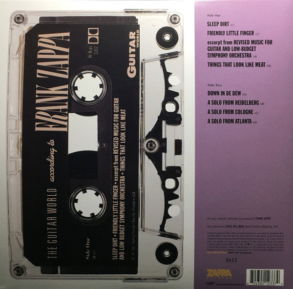 Frank Zappa : The Guitar World According To Frank Zappa (LP, RSD, Ltd, Num, RE, RM, Cle)