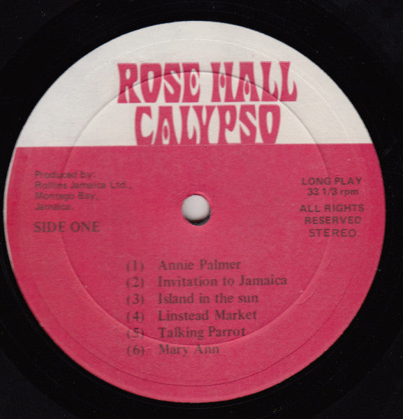 "Danny" And The Rose Hall Players* : Rose Hall Calypso (LP)