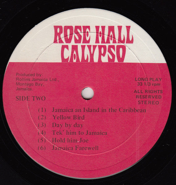 "Danny" And The Rose Hall Players* : Rose Hall Calypso (LP)