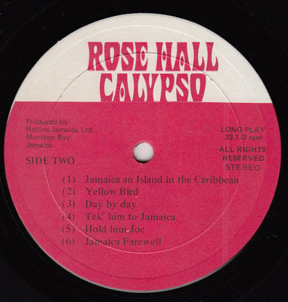 "Danny" And The Rose Hall Players* : Rose Hall Calypso (LP)