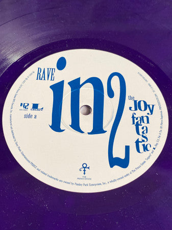 The Artist (Formerly Known As Prince) : Rave In2 The Joy Fantastic (2xLP, Album, Ltd, RE, Pur)