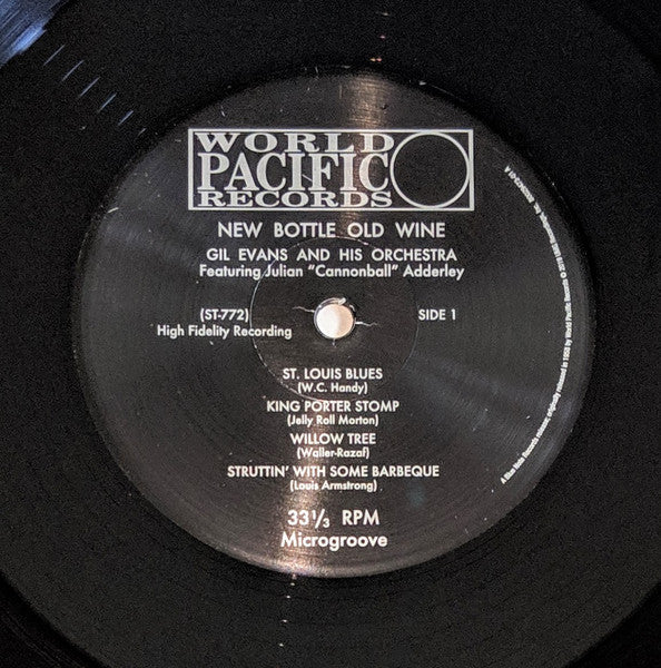 Gil Evans And His Orchestra Featuring Cannonball Adderley : New Bottle Old Wine (LP, Album, RE, 180)