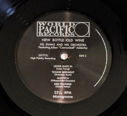 Gil Evans And His Orchestra Featuring Cannonball Adderley : New Bottle Old Wine (LP, Album, RE, 180)