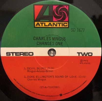 Charles Mingus : Changes One (LP, Album, RI )